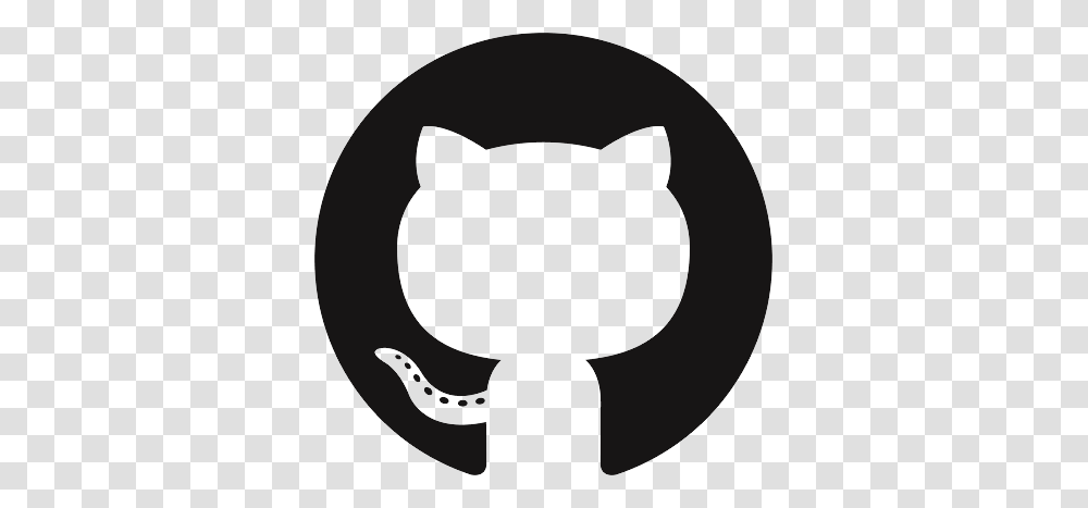 Github, Logo, Label, Stencil Transparent Png