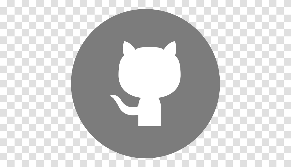 Github Logo Media Social Icon Github Logo, Cat, Mammal, Animal, Moon Transparent Png