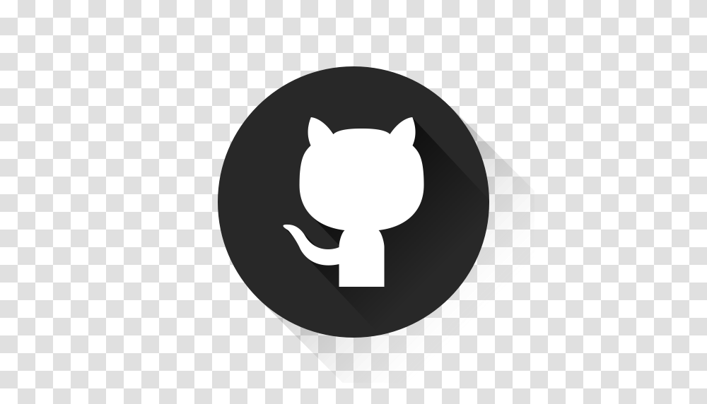 Github, Logo, Silhouette, Cat, Pet Transparent Png