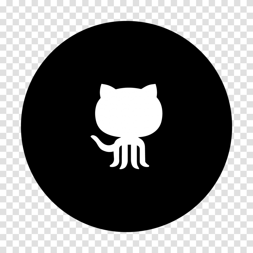 Github, Logo, Stencil, Animal, Sea Life Transparent Png
