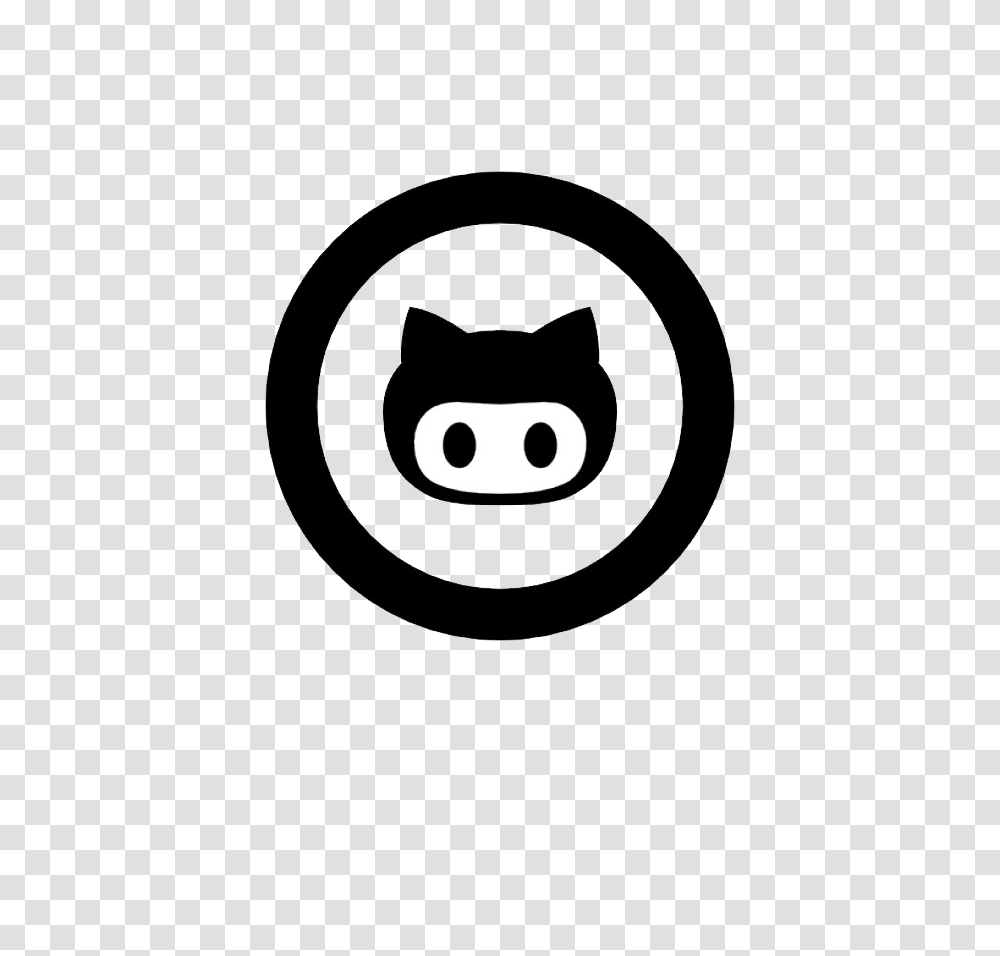 Github, Logo, Stencil, Cat, Pet Transparent Png