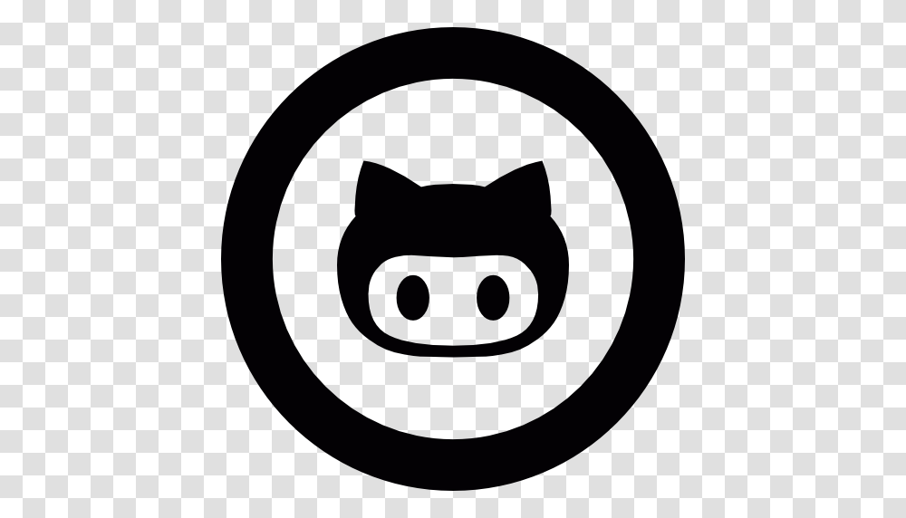 Github, Logo, Stencil, Label Transparent Png