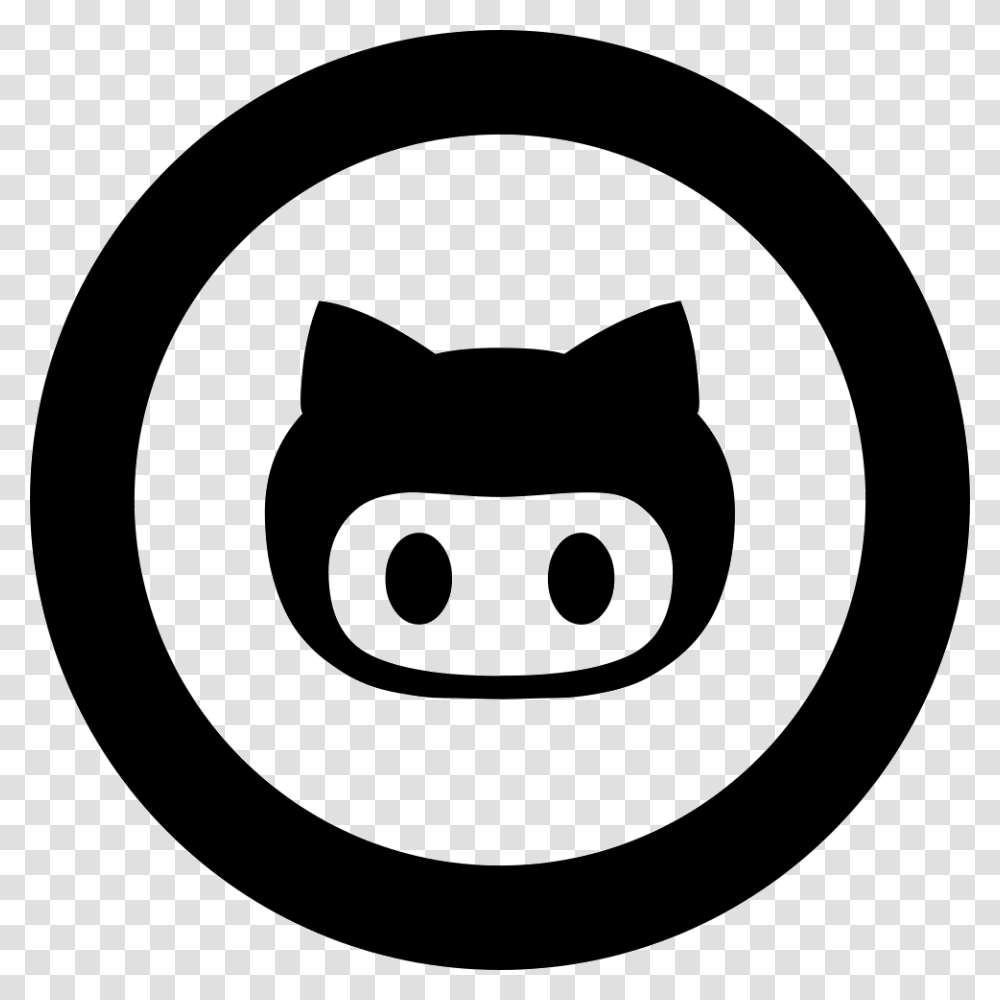 Github, Logo, Stencil, Pet, Animal Transparent Png