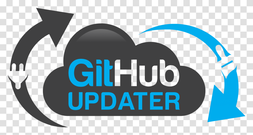 Github Updater Logo Graphic Design, Text, Label, Graphics, Art Transparent Png