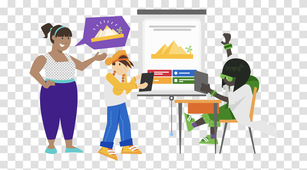 Give Homework To Teacher Cartoon, Person, Female, People Transparent Png