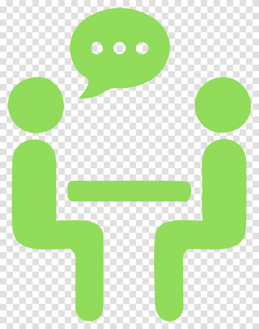 Give Me Clipart One On One Discussion Clipart, Green, Tennis Ball, Sport Transparent Png
