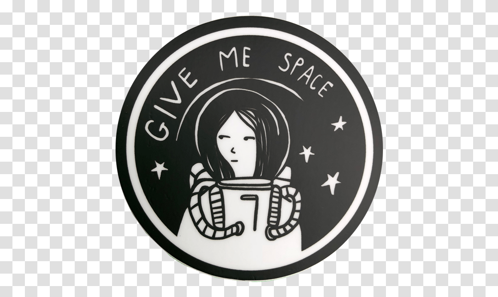 Give Me Space Sticker, Logo, Trademark, Clock Tower Transparent Png
