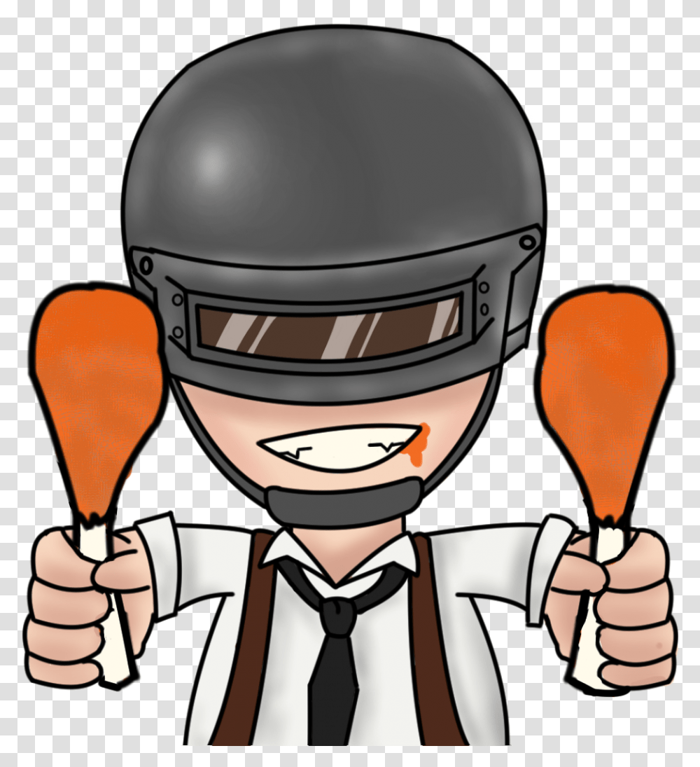 Give Me The Chicken By K9dogster Pubg Gfx Tool Pro Apk, Helmet, Apparel, Person Transparent Png