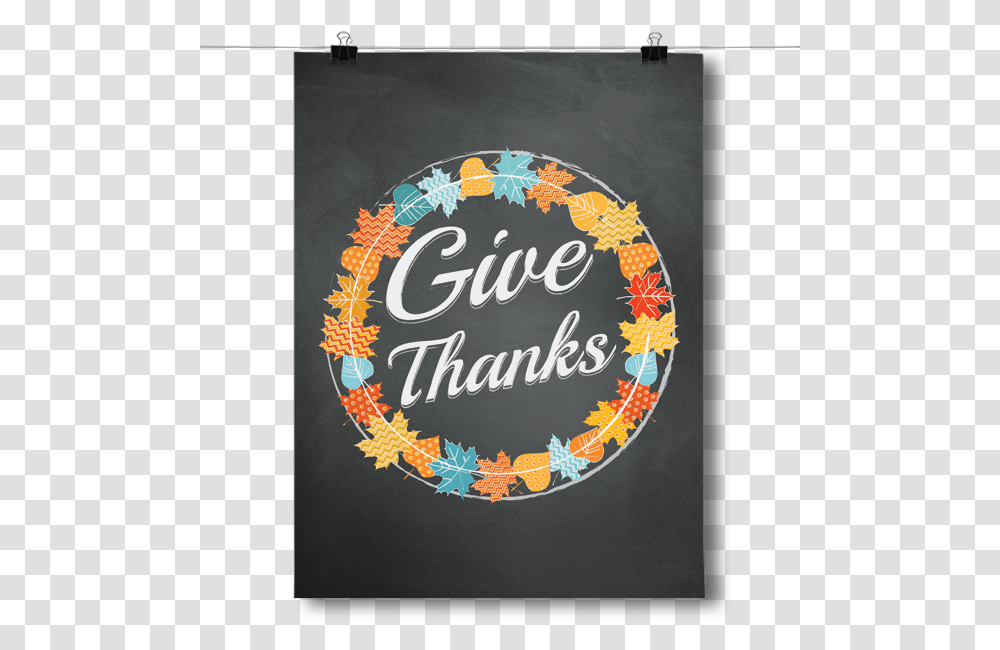 Give Thanks Circle, Advertisement Transparent Png
