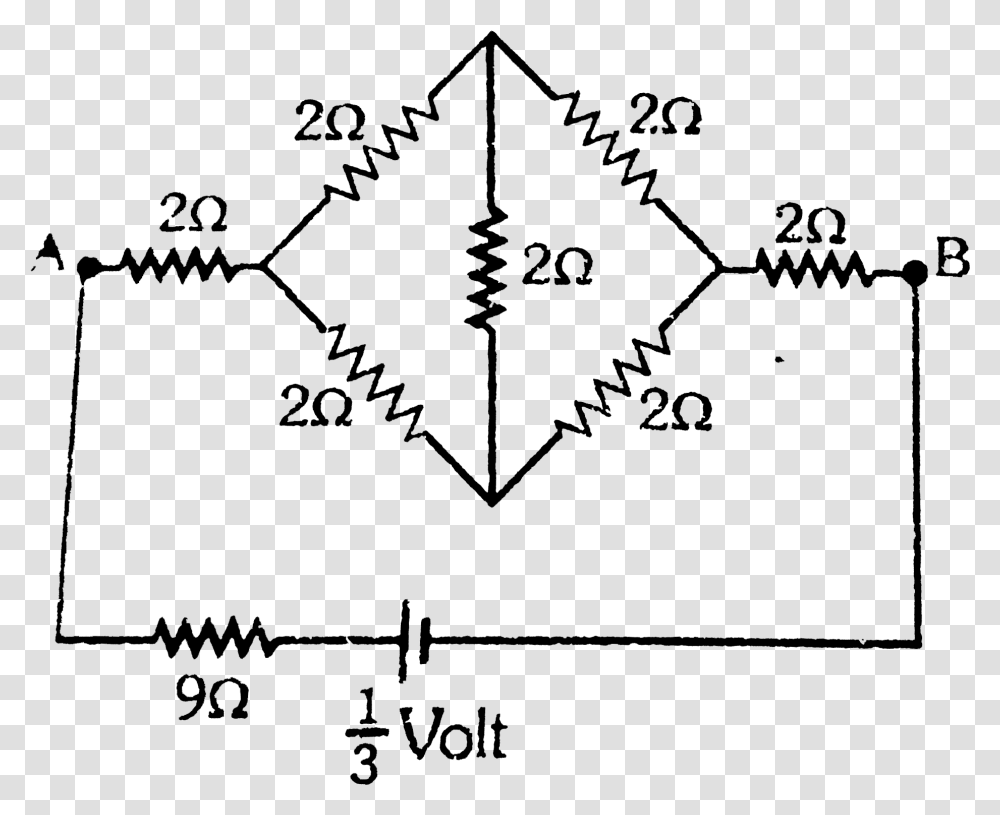 Given Circuit Find Out The Total Resistance, Gray, World Of Warcraft Transparent Png