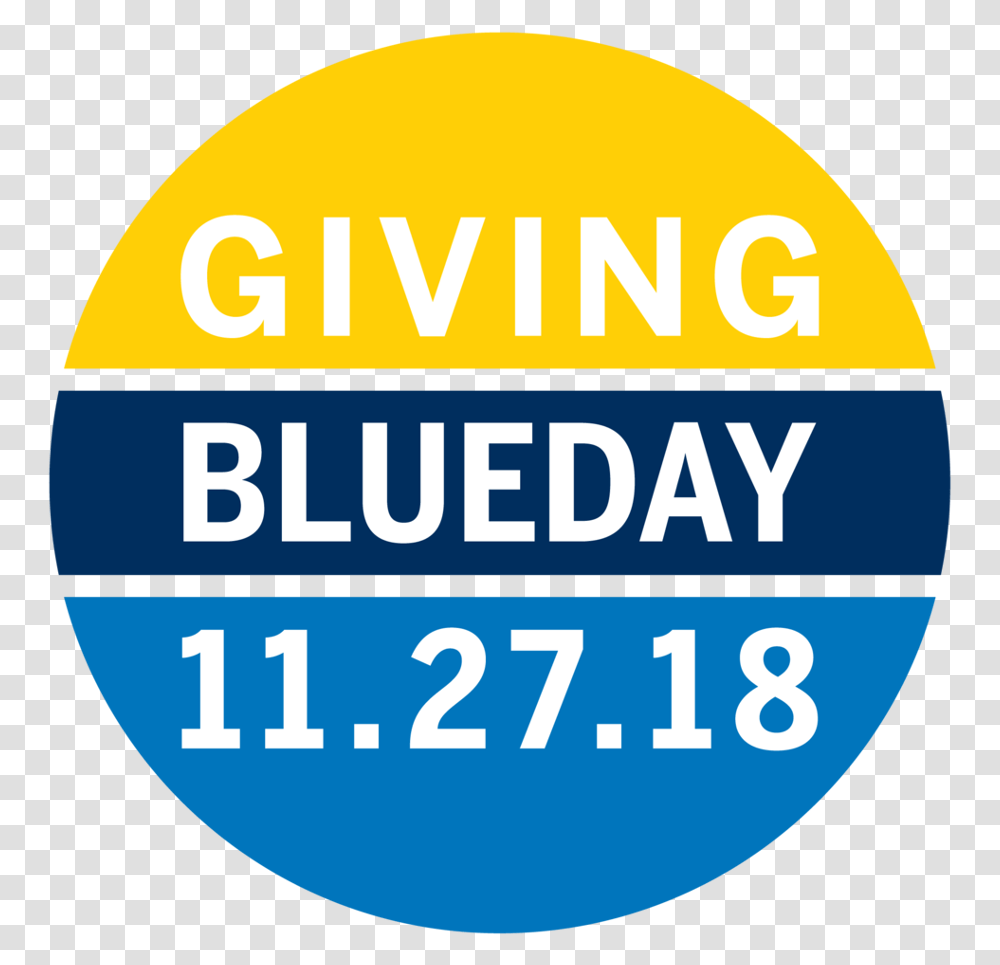 Giving Blueday 2018, Label, Word, Outdoors Transparent Png