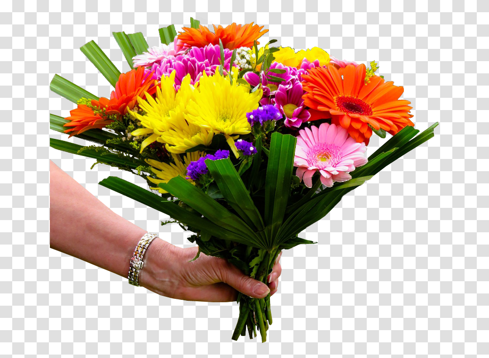 Giving Flowers Image Wedding Anniversary Wishes Flowers, Plant, Person, Human, Flower Bouquet Transparent Png