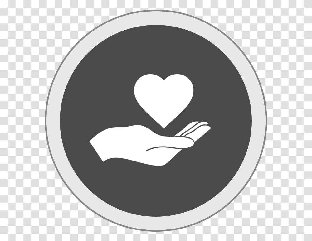 Giving Heart Icon, Face, Stencil, Hand Transparent Png