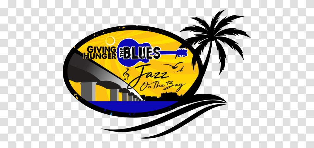 Giving Hunger The Blues And Jazz On The Bay Music Festival, Label, Lighting, Outdoors Transparent Png