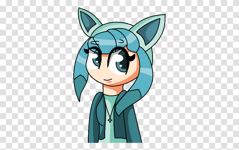 Glaceon Cartoon, Person, Graphics, Face, Sleeve Transparent Png