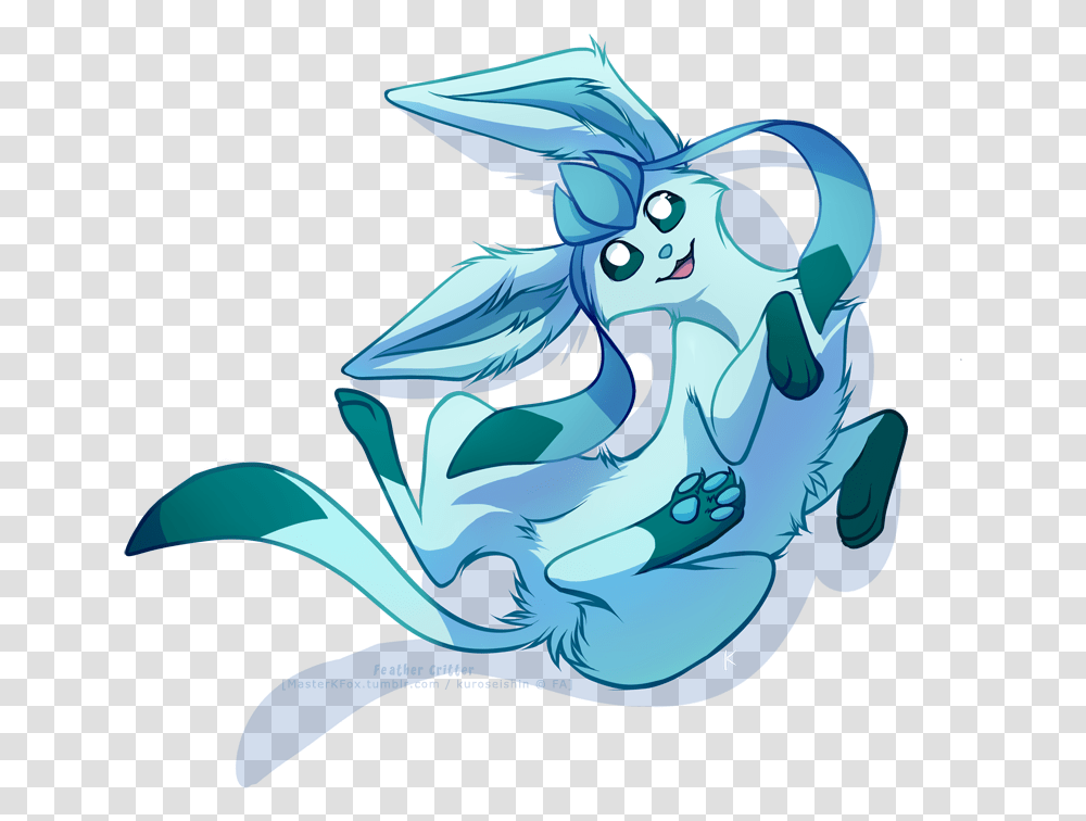 Glaceon Cute Illustration, Mammal, Animal Transparent Png