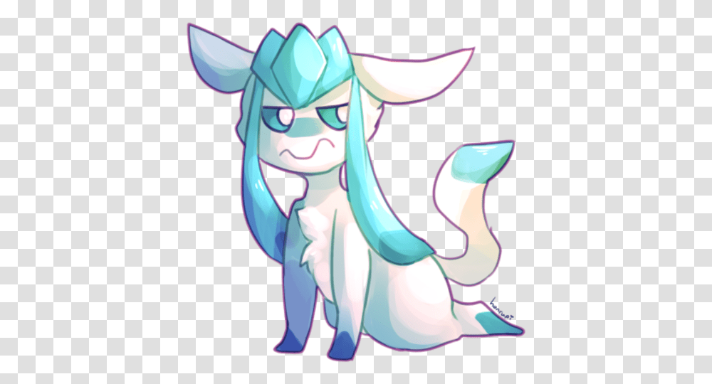 Glaceon Eevee Know Your Meme Teal Cat Like Pokemon, Art, Graphics, Teeth, Mouth Transparent Png