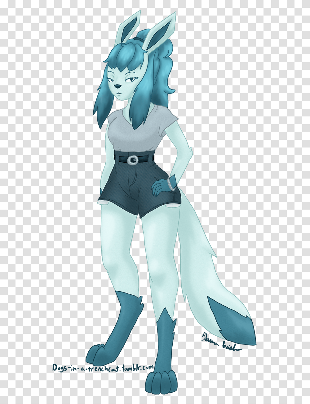 Glaceon Girl Cartoon Cartoon, Sleeve, Long Sleeve, Person Transparent Png
