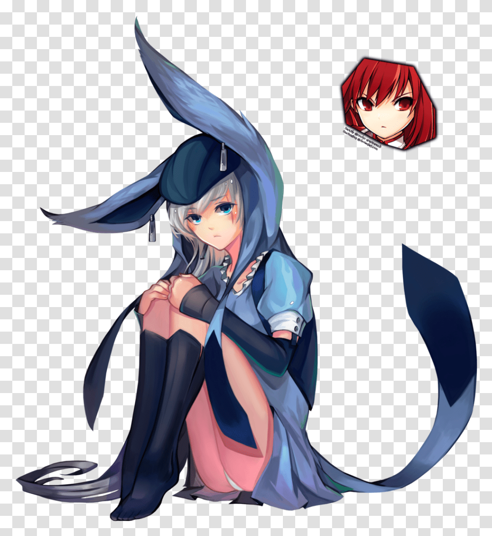 Glaceon Weiss And Glaceon, Manga, Comics, Book, Person Transparent Png