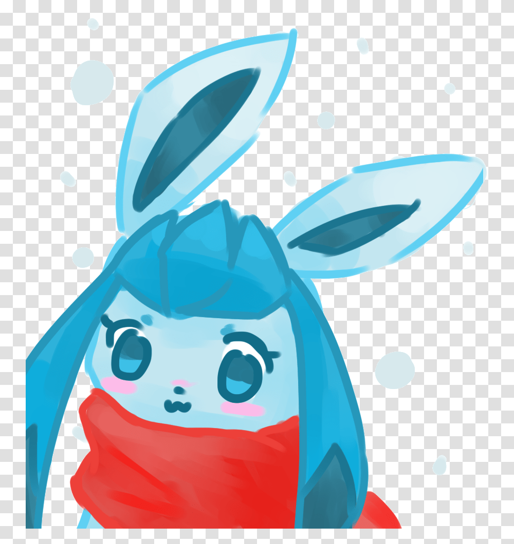 Glaceon With A Red Scarf Request, Outdoors, Nature Transparent Png