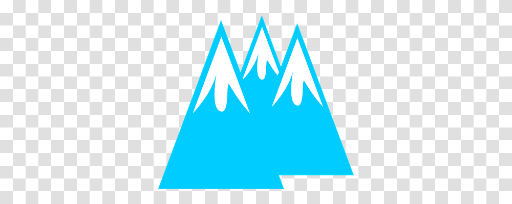 Glacier Triangle, Cone, Arrowhead, Party Hat Transparent Png