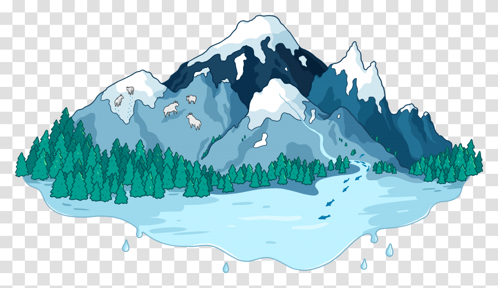 Glacier Page, Nature, Mountain, Outdoors, Ice Transparent Png