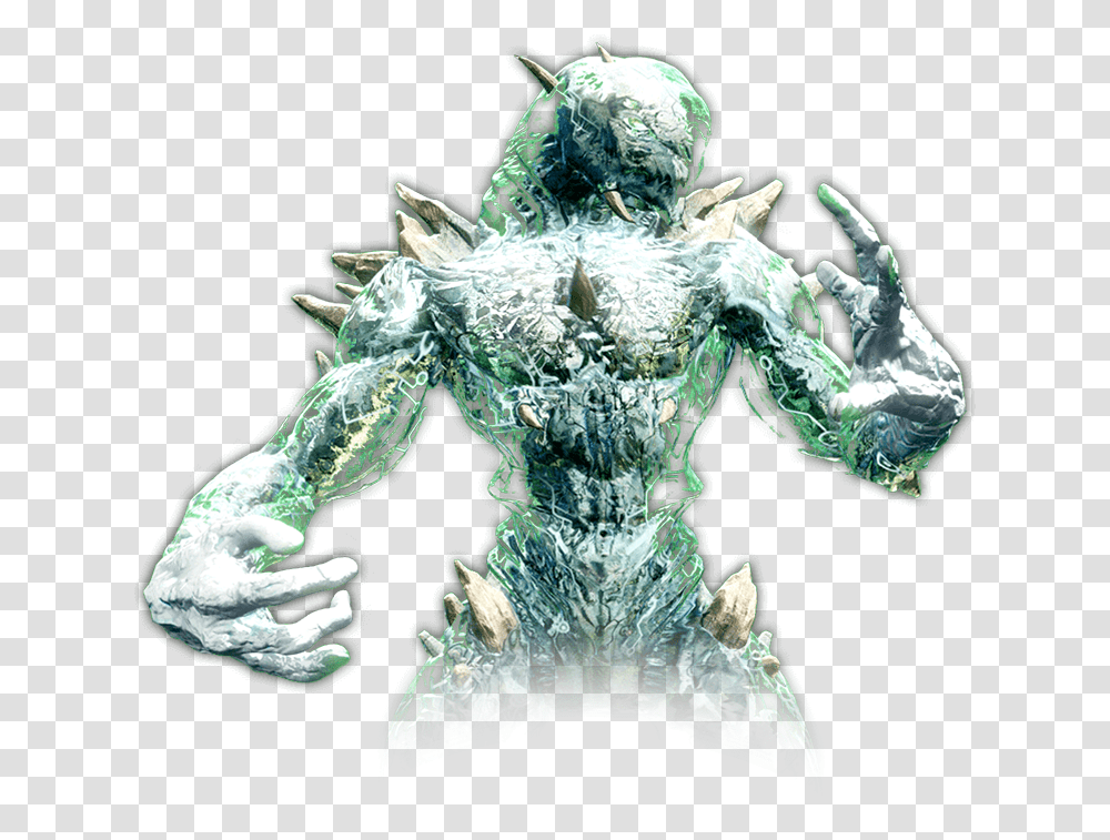 Glacius Killer Instinct Glacius, Alien, Crystal, Art, Sculpture Transparent Png
