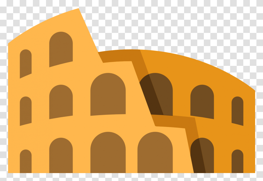 Gladiator Clipart Colosseum, Bread, Food, Architecture, Building Transparent Png