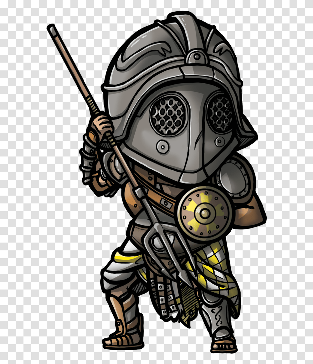 Gladiator Is My Main So I Really Wanted A Fan Art Of Gladiator For Honor, Person, Human, Samurai, Helmet Transparent Png