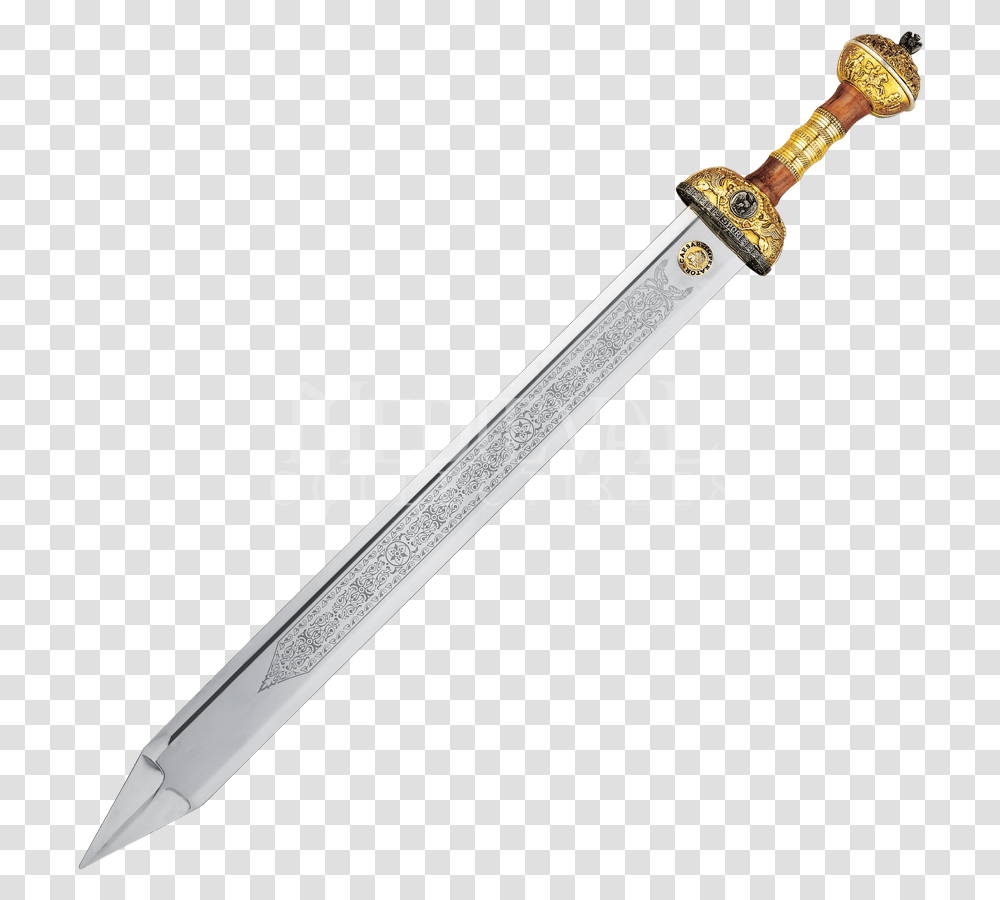 Gladiator Sword Pic Roman Julius Caesar Sword, Blade, Weapon, Weaponry, Knife Transparent Png
