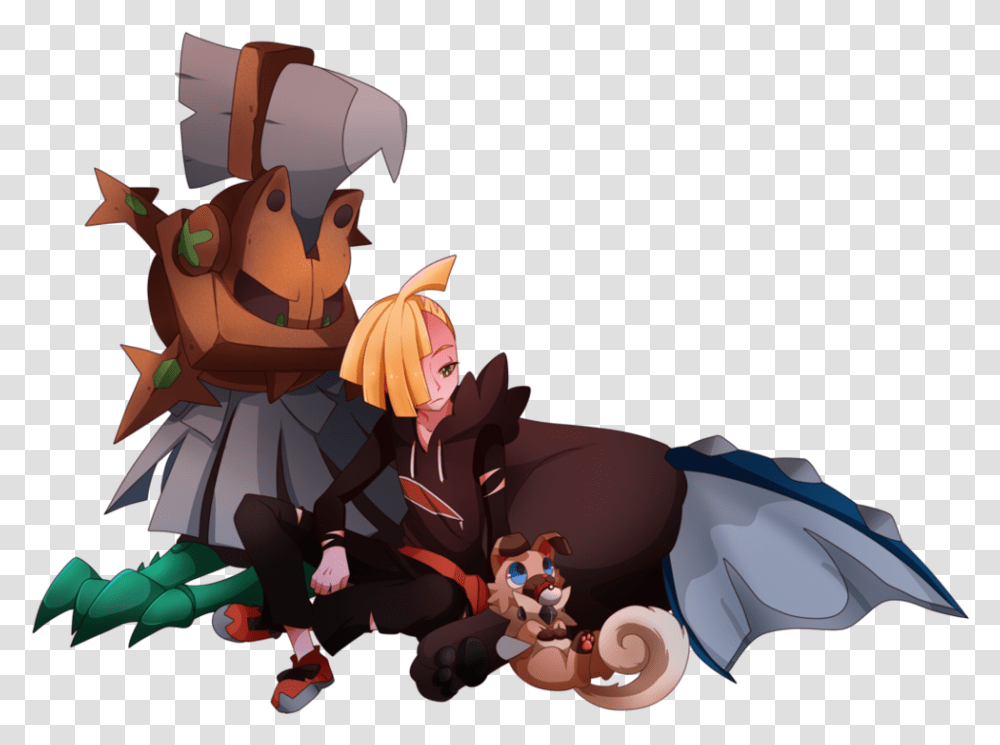 Gladion And Type Type Null And Gladion, Comics, Book, Manga, Person Transparent Png