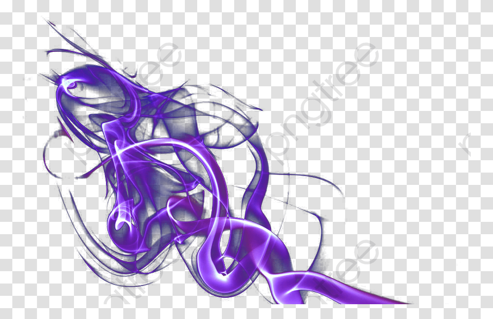Glare Overlay Purple Smoke Bright Light Illustration, Pattern Transparent Png