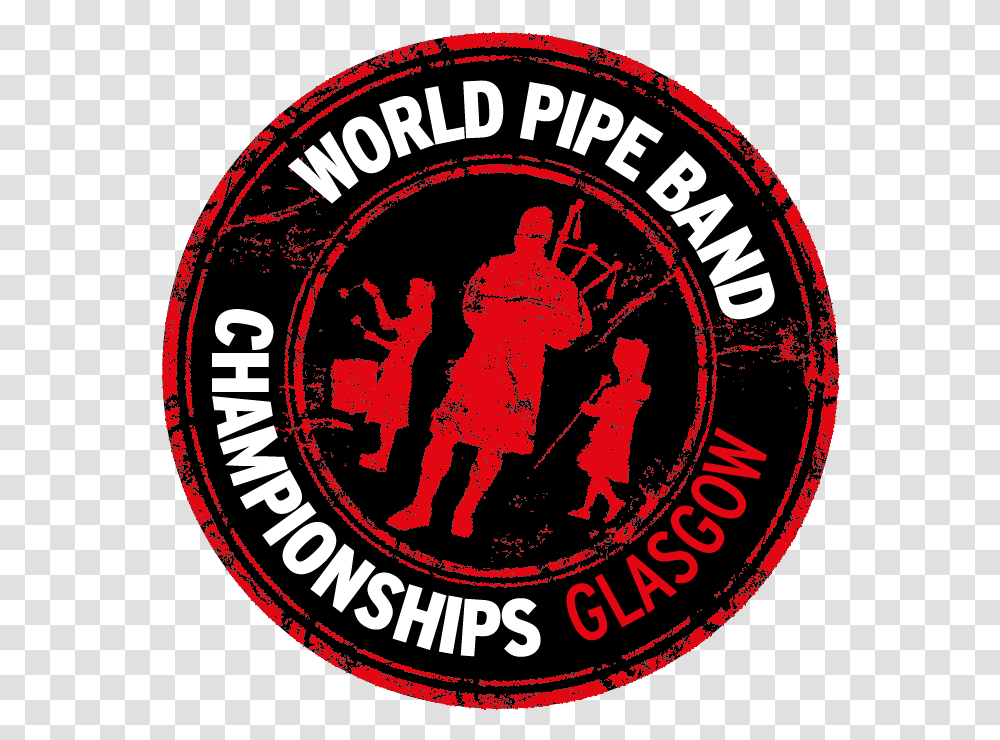 Glasgow Taxis Ltd World Pipe Band Championships, Logo, Symbol, Trademark, Person Transparent Png