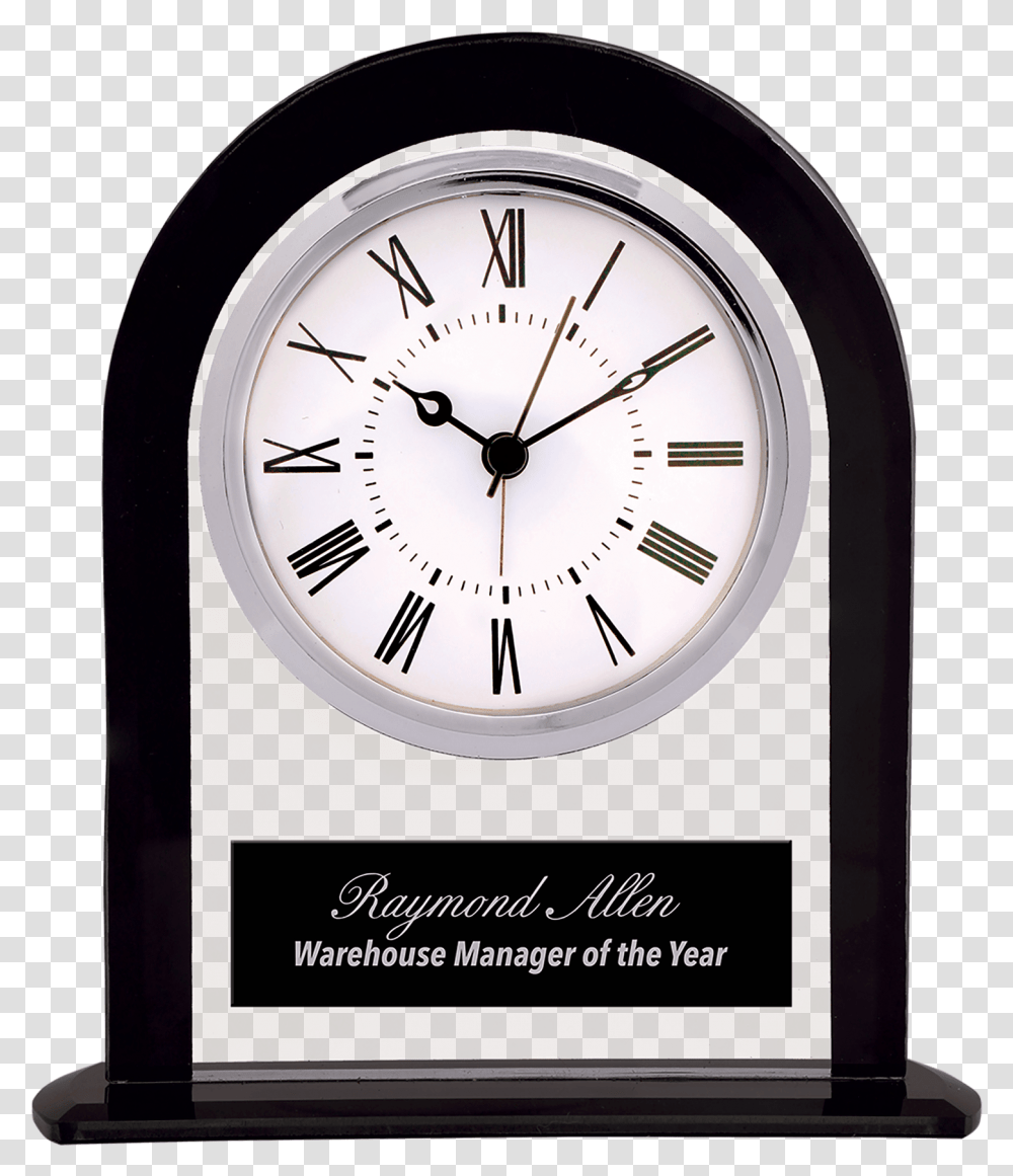 Glass Arch Clock With Black Border Portable Network Graphics, Analog Clock, Clock Tower, Architecture, Building Transparent Png