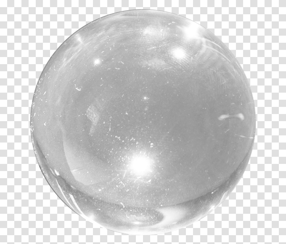 Glass Ball Glass Ball, Sphere, Moon, Outer Space, Night Transparent Png