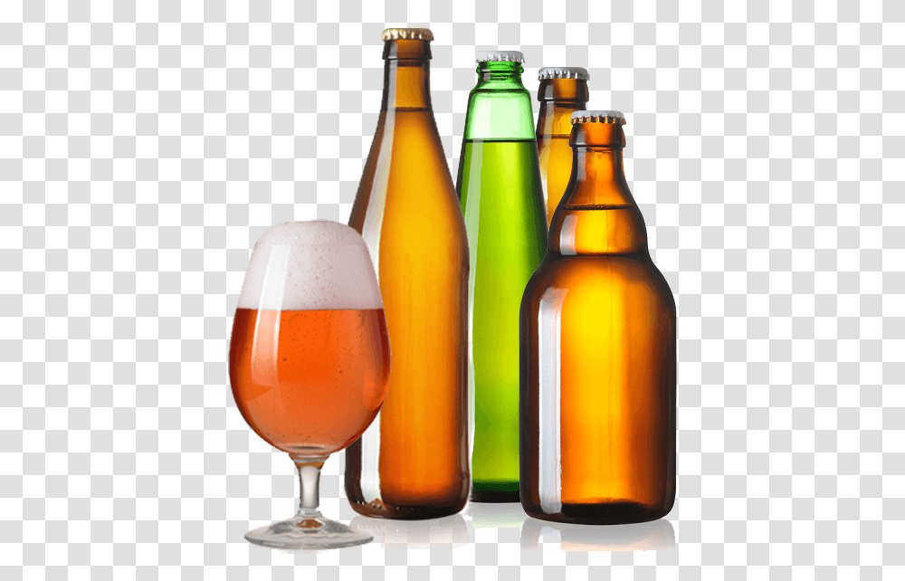 Glass Bottle, Beer, Alcohol, Beverage, Drink Transparent Png