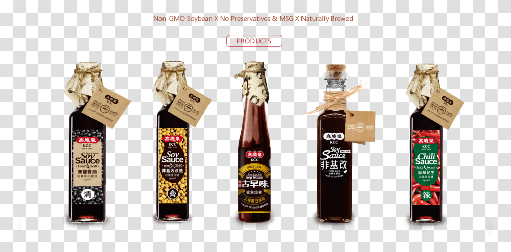 Glass Bottle, Food, Ketchup, Label Transparent Png