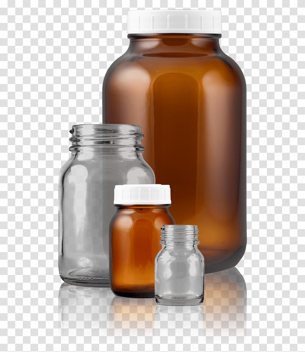 Glass Bottle, Jar, Food, Medication, Vase Transparent Png