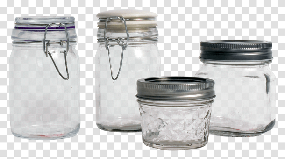 Glass Bottle, Jar, Shaker, Milk, Beverage Transparent Png