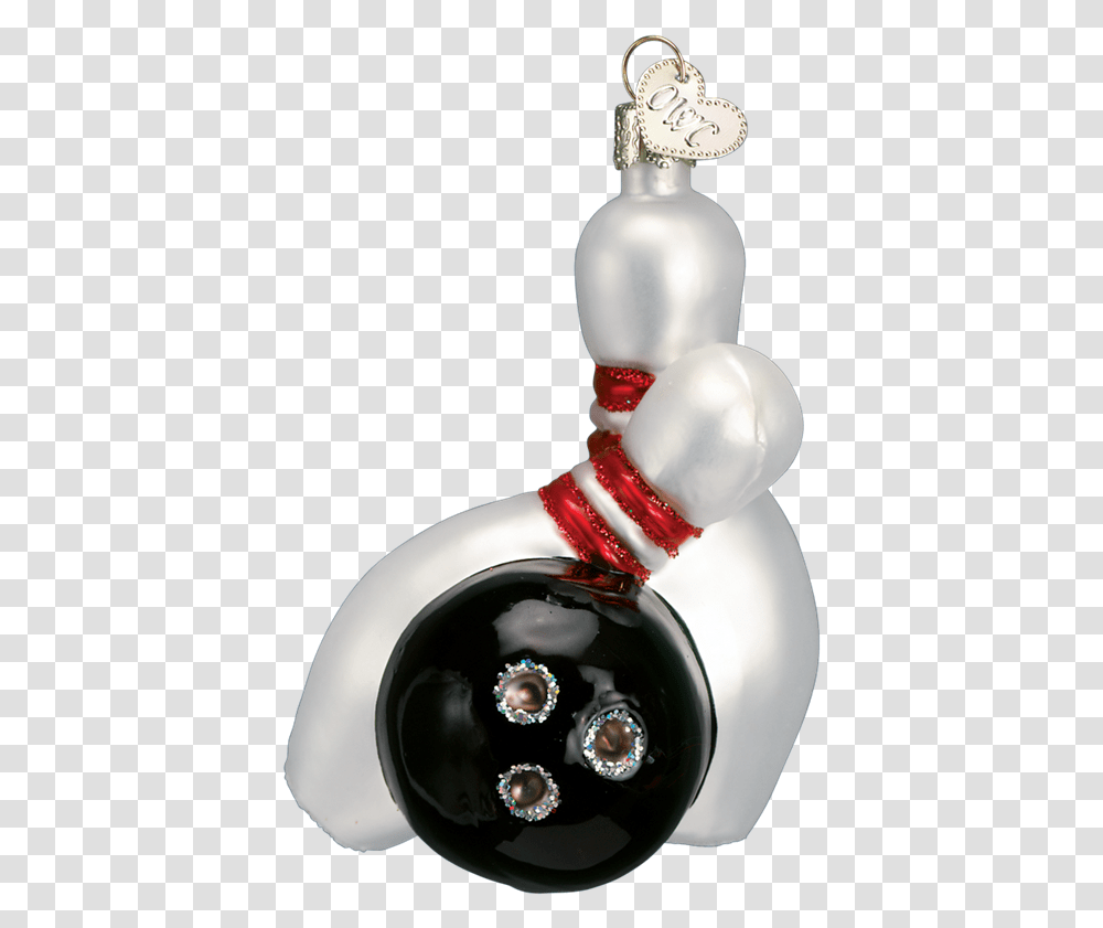 Glass Bowling Pins And Bowling Ball Ornament Bottle, Light, Lightbulb, Lighting, Snowman Transparent Png
