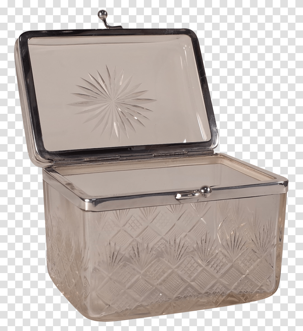 Glass Box, Tin, Basket, Aluminium, Furniture Transparent Png