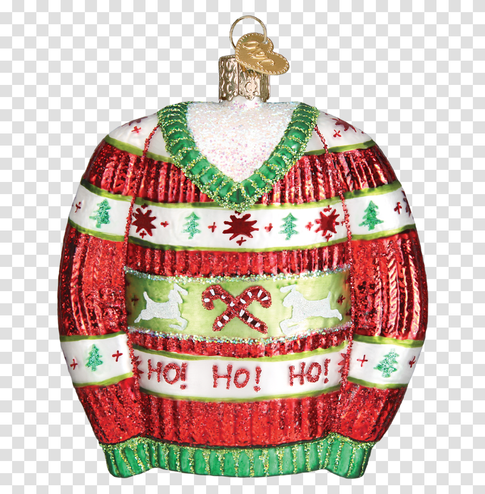 Glass Christmas Ornaments Sweater, Apparel, Birthday Cake, Dessert Transparent Png