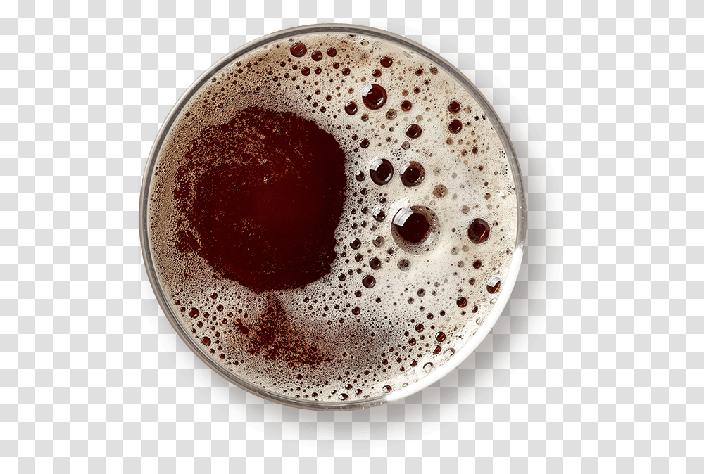 Glass Dark Beer Top View, Beverage, Drink, Cup, Coffee Cup Transparent Png