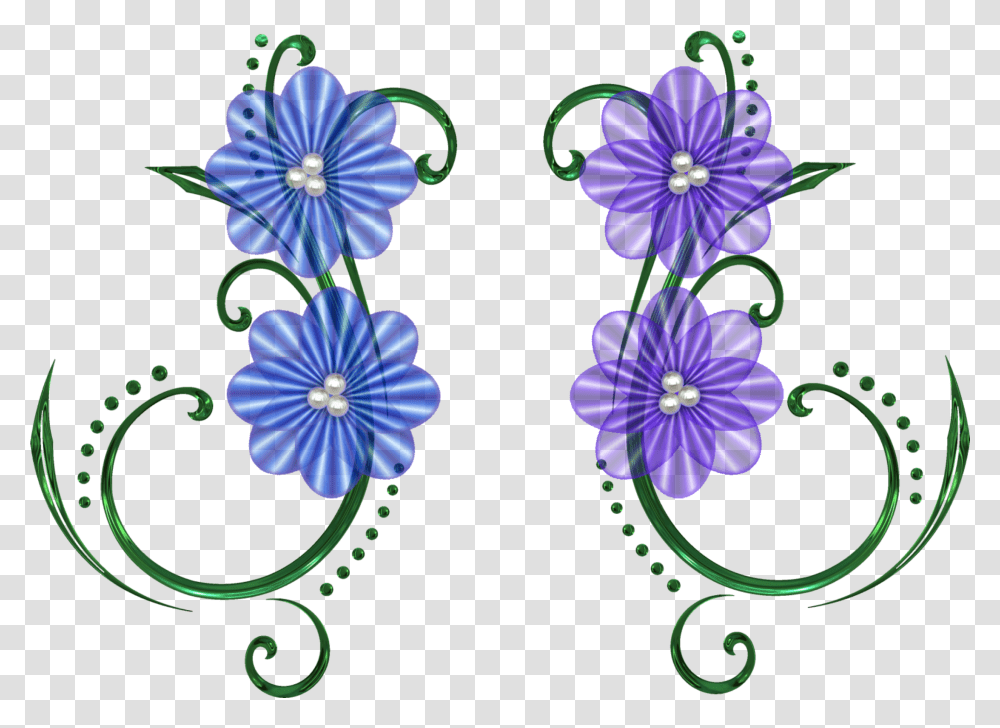 Glass Flower Images, Pattern, Floral Design Transparent Png