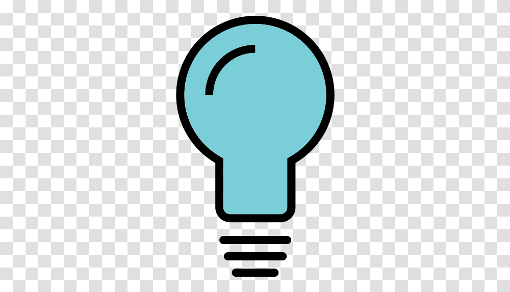 Glass Idea Lamp Light Show Think Icon Blue Lamp Idea, Lightbulb Transparent Png