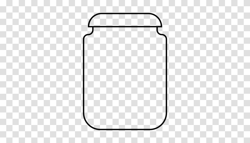 Glass Jar Stroke Icon, Lamp, Label, Pottery Transparent Png