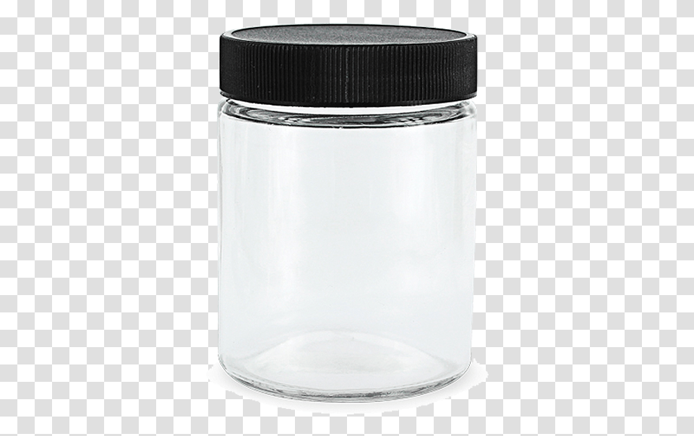 Glass Jars With Lids Black 18oz Glass Jar Premium Glass Jar Black Lid, Milk, Beverage, Drink Transparent Png
