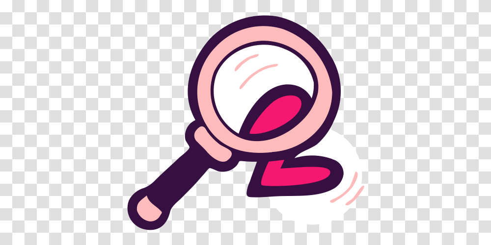 Glass Lens Loupe Love Magnifying Search Zoom Free Icon Dot Transparent Png