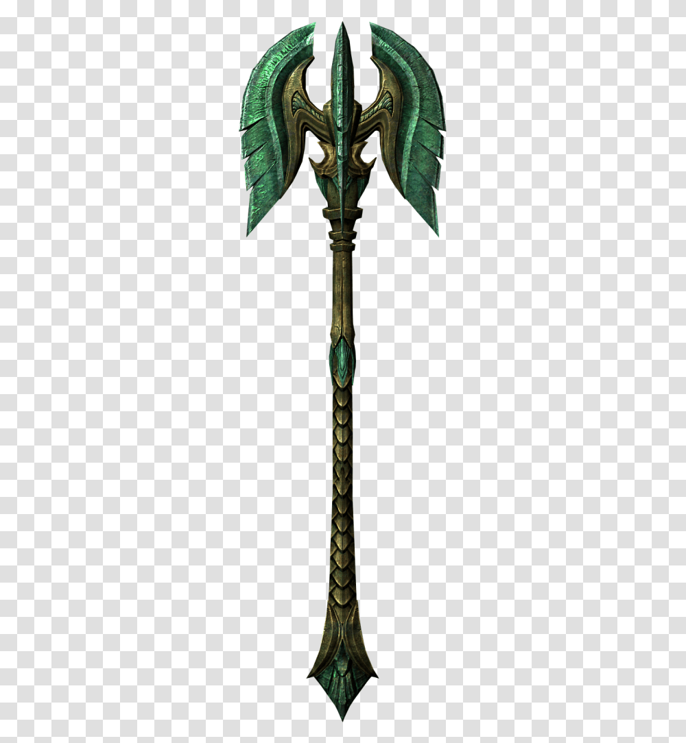 Glass Mace Skyrim Glass Mace, Sword, Weapon, Weaponry, Plant Transparent Png