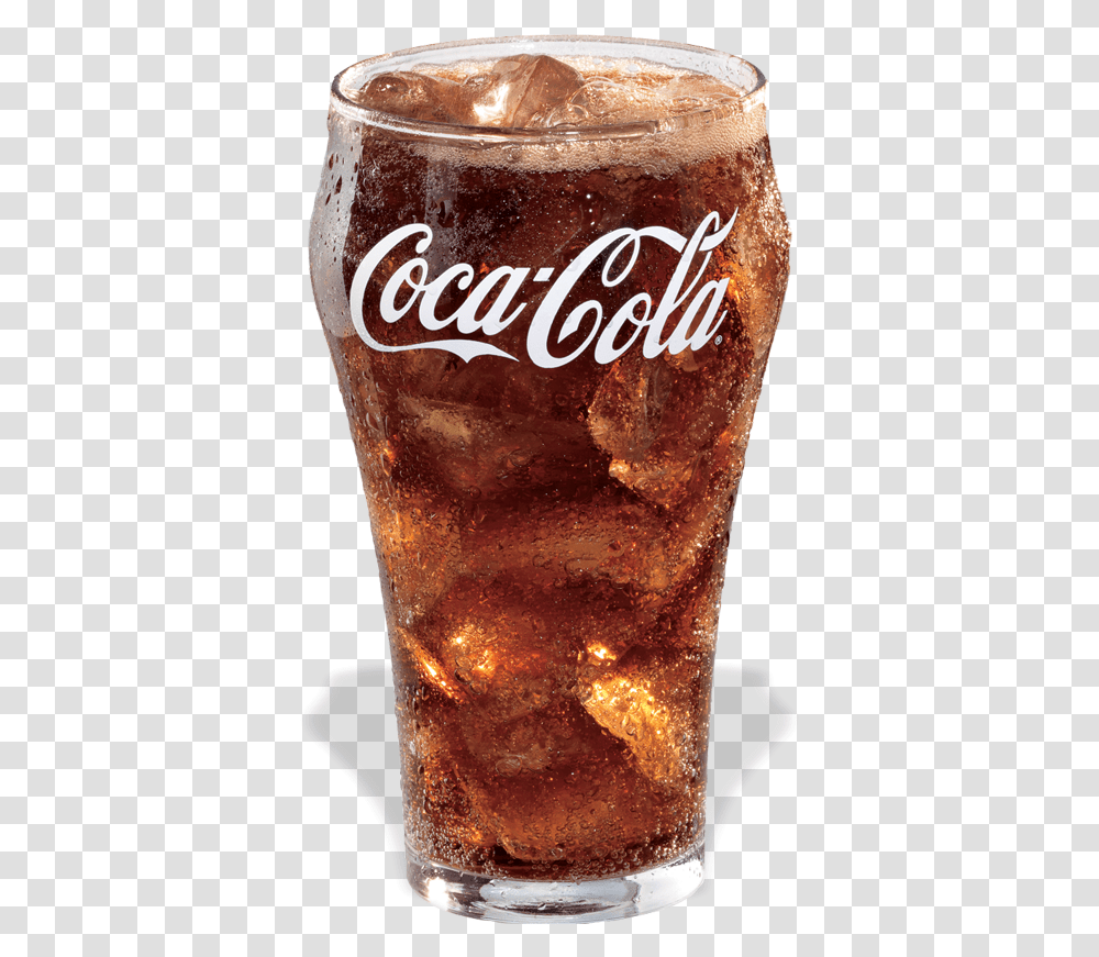 Glass Of Coke Image Coca Cola Glass, Soda, Beverage, Drink, Bread Transparent Png
